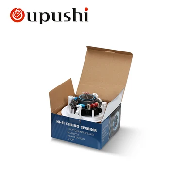 OUPUSHI KS-818 Acasă sistem de sunet de boxe de tavan acoperire de 5 inch, amplificator difuzor 30w Impedence vorbitor ohm difuzor