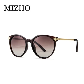 MIZHO Brand Artificial Ornament de Cristal Moda Mic ochi de Pisica ochelari de Soare pentru Femei Polarizati UV400 Designer de Lux de Înaltă Calitate 2019