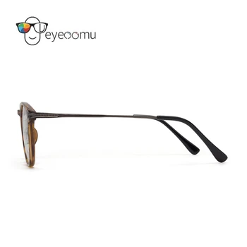 EYEOOMU Epocă Multifocală Progresivă Ochelari de Citit Bărbați Lumina Albastra Anti-Cadru din Aliaj de Femei Presbyopic Moda Rotund Ochelari de vedere