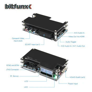 Bitfunx OSSC Open Source de Scanare Converterc HDMI Converter pentru Retro Joc Consola Nou Pachet de actualizare Kit