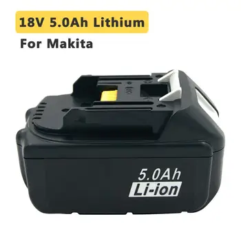 5000mAh BL1850 Baterie cu Litiu pentru Makita 18V Acumulator 5.0 Ah Bl1830 BL1840 BL1860 LXT400 194204-5 Reîncărcabilă Instrument de Putere