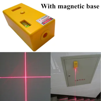 Profesionale Infraroșu cu Laser, Nivele cu Bază Magnetică treacă Linia de Egalizare Dispozitiv Ghidat Ecartament Conducător pentru Construcții Tool Marker