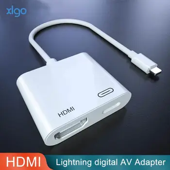 Lightning pentru Adaptor HDMI AV Digital Converter 4K USB Conector de Cablu de Până la 1080P HD pentru iPhone X/XR/11/8P/6S/7P/iPad Air/iPod