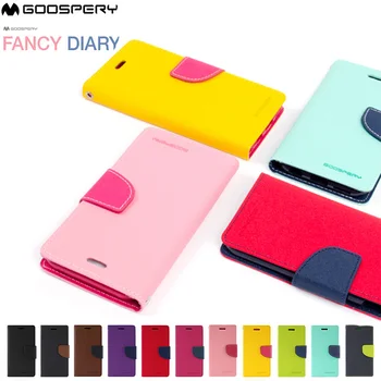 MERCURY GOOSPERY Fancy Diary Colorate Portofel din Piele PU Caz Flip pentru Samsung Galaxy S20 Plus S8 S9 S10 Plus S10e S20 Ultra