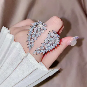 2021 nou la modă Aripi de Îngeri argint 925 moda inel pentru femei fata de Ziua Îndrăgostiților cadou de bijuterii en-gros R5917
