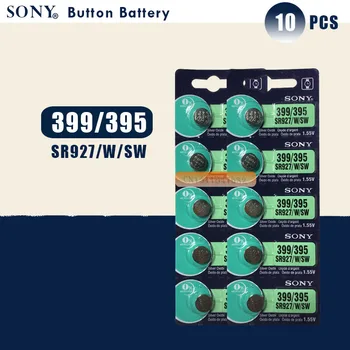 10pc Sony Original 395 SR927SW 399 SR927W LR927 ag7 litera 1.55 V Baterie de Ceas SR927SW 395 Butonul Monedă de Celule FABRICATE IN JAPONIA
