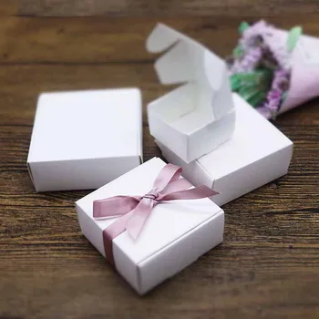 20pc DIY hârtie Kraft cutie de cadou pentru nunta,ziua de naștere și petrecerea de Crăciun cadou de Ambalare hârtie petrecere acasă cu provizii