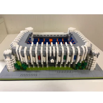 YZ Faimosul Real Madrid Club de Fotbal, Stadionul Teren 3D Model Mini Diamond Blocuri Caramizi de constructie Jucărie Jucărie pentru Băieți Copii