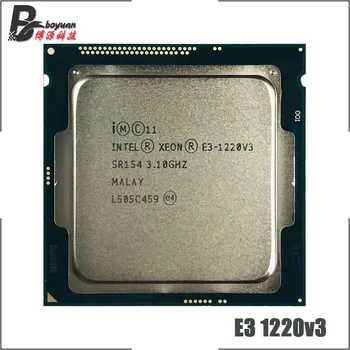 Intel Xeon E3-1220 v3, E3-1220v3 E3 1220 v3 3.1 GHz Quad-Core, Quad-Thread CPU Procesor 80W LGA 1150