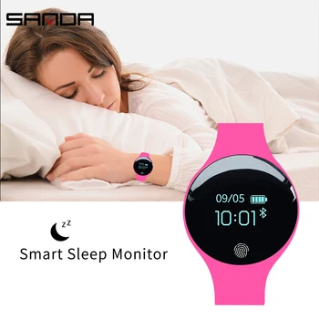 SANDA Bluetooth Smart Watch pentru IOS Android Bărbați Femei Sport Inteligent Pedometru Fitness Ceasuri Brățară pentru iPhone Ceas Barbati