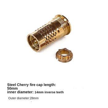 Oțel Cherry Capac SLR Butoi Capac Decorativ Pentru JM Gen. 9 M4A1/JM Gen. 10 ACR Cu Filet de 14mm Concavă Tub