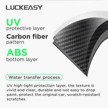 LUCKEASY Pentru Tesla model 3 2017-2019 cotiera Spate cutie ABS fibra de Carbon decorative forma decoratiuni Interioare Accesorii Auto