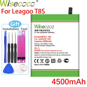 Wisecoco 4500mAh BT-5508 Baterie Pentru Leagoo T8S Telefon Inteligent În Stoc Baterie de Înaltă Calitate+Numărul de Urmărire