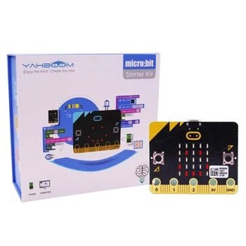 Micro:Bit Kit Starter Kit de Învățare Micro Bit Placa Grafică Programabilă STEM Jucărie Pentru Copii, Adulți, Băieți Cu Manualul de Orientare