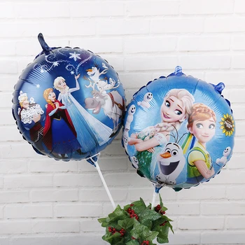18inch Elsa Anna baloane folie 10buc/lot Printesa Gonflabile Heliu Globos Happy Birthday Party, Decoratiuni Copii, Cadouri, Jucarii