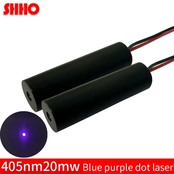Scurt trupa 405nm 20 mw albastru violet dot laser module laser punct de locator de poziționare a dispozitivelor medicale accesorii laser