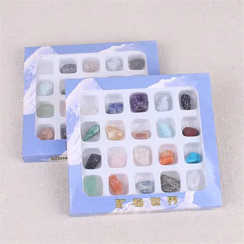 20buc/cutie Brut Colorate Fluorit Neregulate Agat Piatră de Energie de Cristal Natural Home Decor Roci, Fosile, Minerale Set