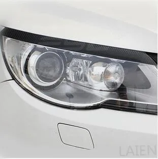 Noua versiune! Fibra de Carbon autocolant pentru Volkswagen VW Tiguan formarea spranceana lumina ochilor linie