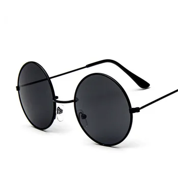 Noul Designer de Brand Clasic Rotund ochelari de Soare Barbati Mici Vintage Retro John Lennon Ochelari Femei Conducere Metal Ochelari de oculos gafas