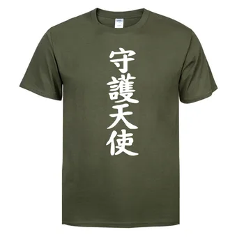 Hieroglifă Înger Păzitor, O-NECK T-shirt pentru Bărbați noua moda de vara tricou Tricou Maneca Scurta Barbati Tees