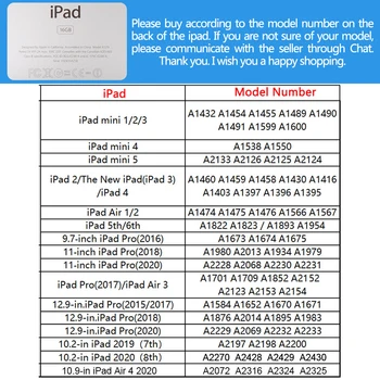 Kanagawa Valuri de Aer 4 iPad Stand Caz Creion 10.2 7 6 11 Pro 12.9 Funda 2020 Mini 5 Capac de Silicon 10.5 Air 2 3