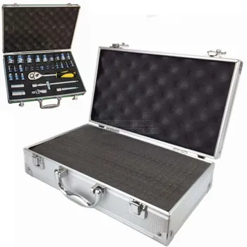 Aluminiu portabil tool box în aer liber echipament de siguranță cazul cutiei Valiza hardware-cutie de depozitare cu pre-tăiate burete
