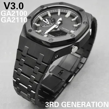 Pentru GA2100 a 3-a Actualizare Modificarea Generație Watchband Bezel GA-2100 GA-2110 316L din Oțel Inoxidabil Accesorii Cu Instrumente