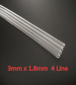 5 metri, 4 linii de tuburi de Cerneală pentru Mimaki Mutoh pentru Epson 4 way pipe ( I. D.=1.8 mm O. D.=3mm) Linie de Cerneală pentru Imprimante de Format mare