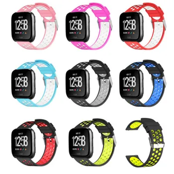 Înlocuirea Silicon Moale Sport Ceasuri Brățară Watchband pentru Fitbit-Versa Ceas Inteligent Banda Curea