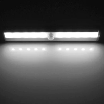 10LED Mișcare Senzor de Lumină Infraroșu fără Fir Acasă Interior Exterior PIR Auto Detector Lampa de Noapte 2 stiluri de Mișcare Senzor de Lumină LED-uri