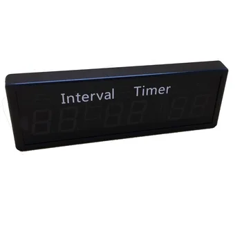 BTBSIGN LED Programabil Interval Timer Ceas de Perete cu Telecomanda Mare Cronometru Acasă Sală de Fitness, Crossfit Timer
