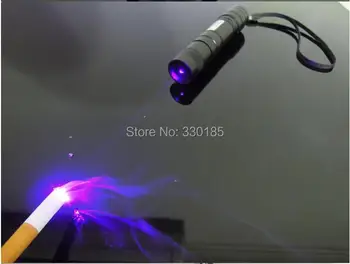 NOUA mare putere 10000m 405nm violet albastru violet laser pointer vedere Vânătoare focusable ardere negru se potrivesc Uv detector contrafăcute
