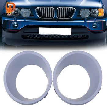 POSSBAY Auto Lumina de Ceață Acoperă Curse Grilele se Potrivesc pentru BMW X5 E53 fara facelift, fabricate intre 2000-2003 Fața Inferioară a Lămpii de Ceață Înlocuire