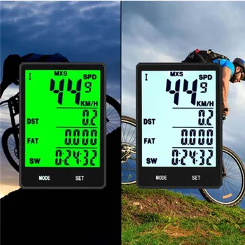 2020 Impermeabil Wireless Digital Plimbare Cu Bicicleta Vitezometru Kilometraj Bicicleta Ciclism Viteză Contra Tabel De Cod De Calculator Pentru Biciclete