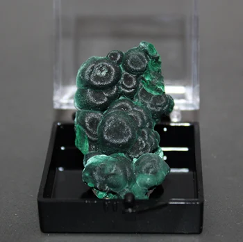 Natural catifea deschidere malachit minerale-specimen de cristal Pietre și cristale de Vindecare de cristal dimensiuni cutie 3.4 cm