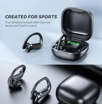 TWS Bluetooth 5.0 Căști fără Fir, Căști Sport rezistent la apa 9D HiFi Stereo Sport Casti Handsfree Cu Microfon