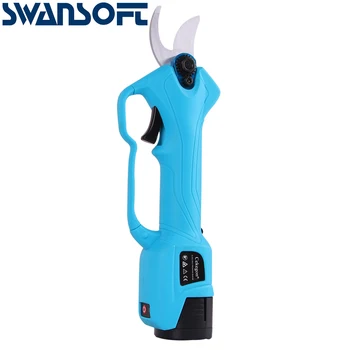 SWANSOFT Doersupp 28mm cu Acumulator mașină de tăiat via Electric de Tăiere prin Forfecare 2x Baterii Litiu-Ion Pol Lung Foarfece