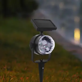 DUS Solar Roti Proiector Gazon Lampa IP55 Impermeabil 6V Podea de Lumină la fața Locului Gradina Curte Calea Peisaj, Decor în aer liber Noutate