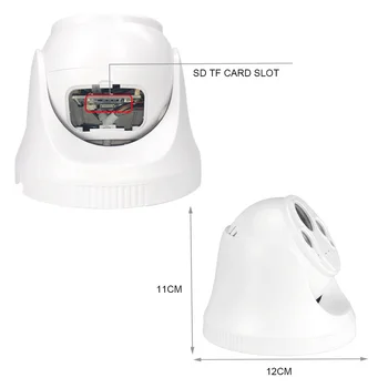 LYVNAL Camhi H. 265 5MP Camera IP Audio cu Două căi Camera de Supraveghere Externă SD TF Card Slot Umanoid de Alarmă P2P Onvif Dome de Interior