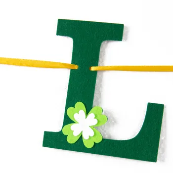 M-Am Simțit Norocos Patrick BannerShamrock St Patricks Day, Decoratiuni Ziua De Nastere Copil De Dus Agățat De Trifoi Ghirlanda Irlandez Petrecere