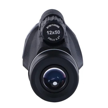 Baigish 12X50 Telescop Monocular rezistent la apa Prisme BAK4 HD Night Vision Vânătoare Domenii Ochean WithPhone Titularul Bird Watching