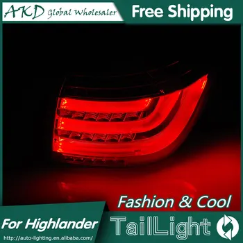 Pentru Auto Toyota Highlander 2012-Highlander Coada Lampa de Ceață cu Led-uri Lumini DRL Day Running Light Tuning Accesorii Auto stopuri