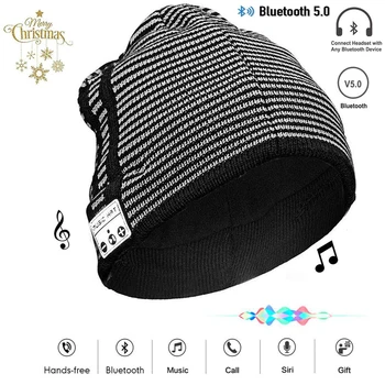 Wireless Bluetooth 5.0 Muzica Inteligent Pălărie cu Stereo Căști Cască Difuzor Microfon pentru Sporturi în aer liber, cel Mai bun Cadou de Crăciun