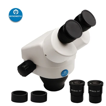 7X-45X Masă Pilon Sta Zoom Binocular Microscop Stereo Placa de baza Inspecție PCB Reparații Microscopio 56 Sursă de Lumină LED