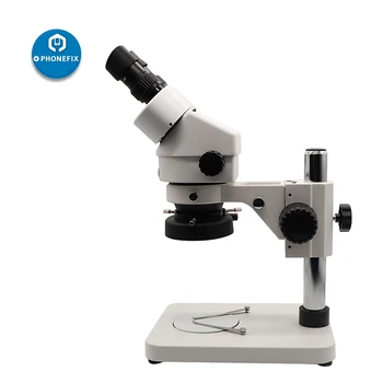 7X-45X Masă Pilon Sta Zoom Binocular Microscop Stereo Placa de baza Inspecție PCB Reparații Microscopio 56 Sursă de Lumină LED