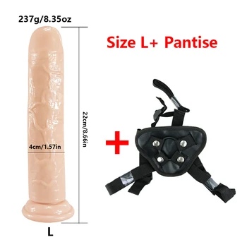 6 Dimensiuni Jelly Vibrator Strap-On Penis Reglabil Femeia Patrunde Barbatul Penis Artificial Realiste Jucarii Sexuale Pentru Femeile Lesbiene Cupluri Puternic Ventuza