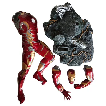 Marvel Avengers Ironman Marca 43 Rășină Ironman Statuie din PVC Figurine Jucarii 50cm