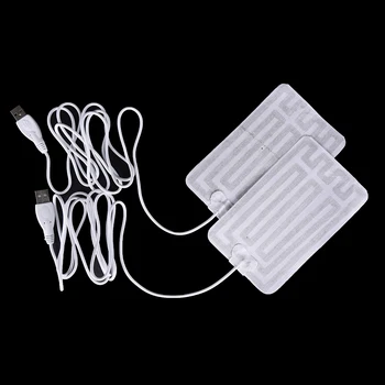 5V USB Tampoane de Încălzire pentru DIY USB Încălzit Mănuși de Cald Mouse Pad-uri pentru Căldură Piciorul Genunchi fibra de Carbon Încălzit de Îngrijire a Sănătății 8x13cm