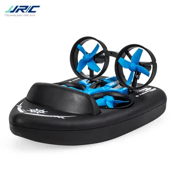 JJRC 3 In 1 RC Drone 1/20 Zbor Dron Terenuri de Conducere Model de Control de la Distanță Quadcopter Barca Jucarii Copii Cadou de Crăciun Modernizate H36s