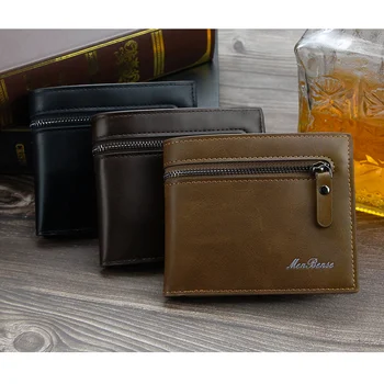 Nouă bărbați de portofel multi-funcția de mare capacitate barbati portofel de moda multi-card portofel bărbați scurt portofel